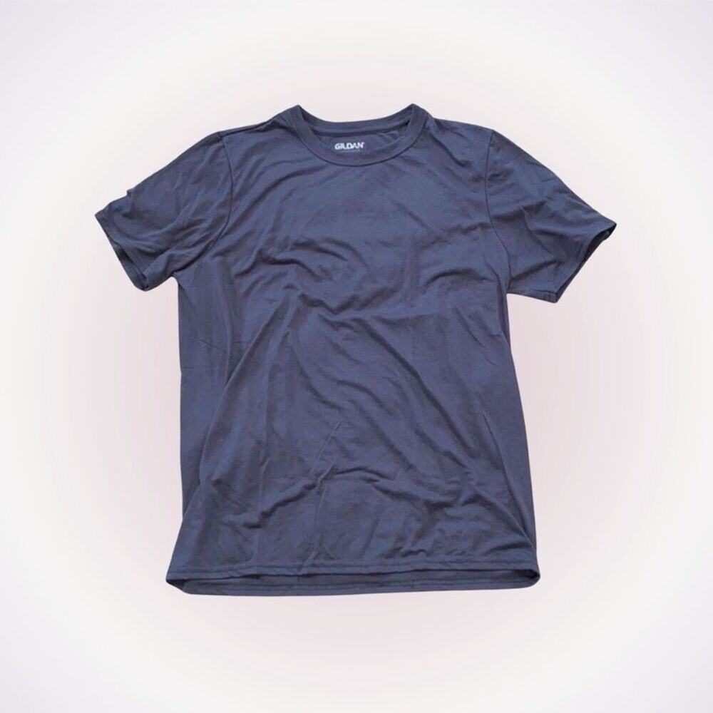 Gildan Gray Short Sleeve Crewneck T-Shirt | Sz L